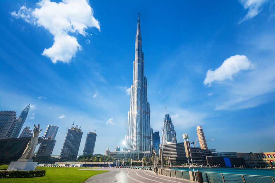 Burj Khalifa é o prédio mais alto do mundo